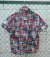 MADRAS CHECK PATCHWORK OPEN SHIRT