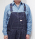 SUGAR CANE 9oz. WABASH STRIPE OVERALLS