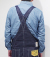 SUGAR CANE 9oz. WABASH STRIPE OVERALLS