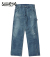 11oz. BLUE DENIM WORK PANTS AGED MODEL