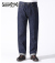 SUGAR CANE 13.5oz. BLUE DENIM WAIST OVERALLS 1946MODEL
