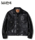 BLACK HORSEHIDE LEATHER JACKET 1954 MODEL