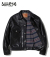 BLACK HORSEHIDE LEATHER JACKET 1955 MODEL