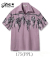 HOPSACK RAYON PULLOVER SHIRT