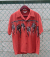 HOPSACK RAYON OPEN SHIRT SHRUNKEN HEAD