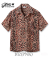 HIGH DENSITY RAYON OPEN SHIRT OCELOT