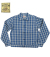 SUN SURF OAHU GARMENT CO. PALAKA CHECK SHIRT BLOUSE