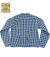 SUN SURF OAHU GARMENT CO. PALAKA CHECK SHIRT BLOUSE