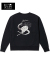 SUKA CREW SWEAT EMBROIDERED SKULL & SNAKE