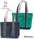 Deluxe Pocket Tote Bag Long Handle