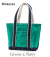 Deluxe Pocket Tote Bag Long Handle