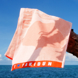 竹富島キャラクタータオル　I LOVE TAKIDUN