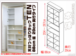 天井つっぱりラックＴＥＮ　商品画像