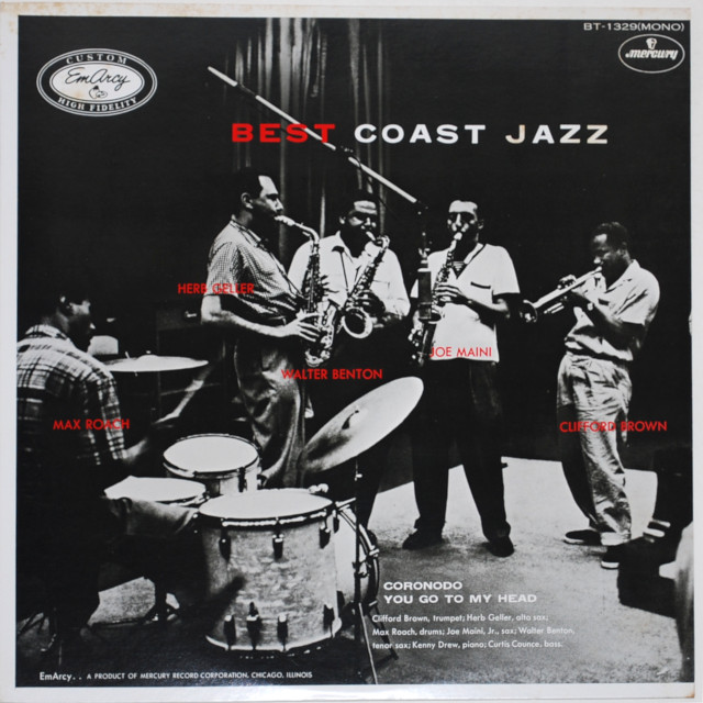 ベスト・コースト・ジャズ／クリフォード・ブラウン（中古LP）