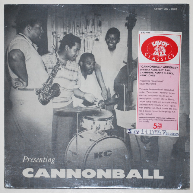 プレゼンティング・キャノンボール（ジュリアン・キャノンボール・アダレイ）（中古LP/US）