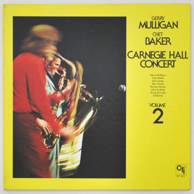 カーネギー・ホール・コンサートVOL.2／ジェリー・マリガン＝チェット・ベイカー（中古LP／国内初版）