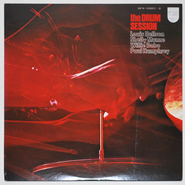 ザ・ドラム・セッション／ルイ・ベルソン＆シェリー・マン＆ウィリー・ボボ＆ポール・ハンフリー（中古LP／2枚組美盤）