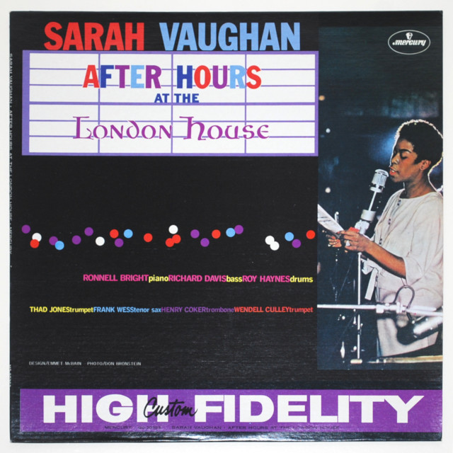 アット・ザ・ロンドン・ハウス／サラ・ヴォーン（中古LP/US）