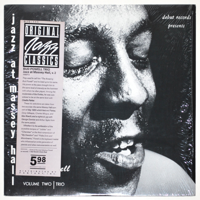ジャズ・アット・マッセイ・ホールVOL.2／バド・パウエル（中古LP/US）
