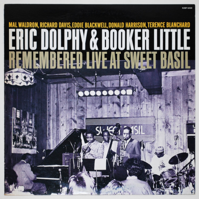 エリック・ドルフィー&ブッカー・リトル・リメンバード・ライブ・アット・スイート・ベイジル（中古LP）