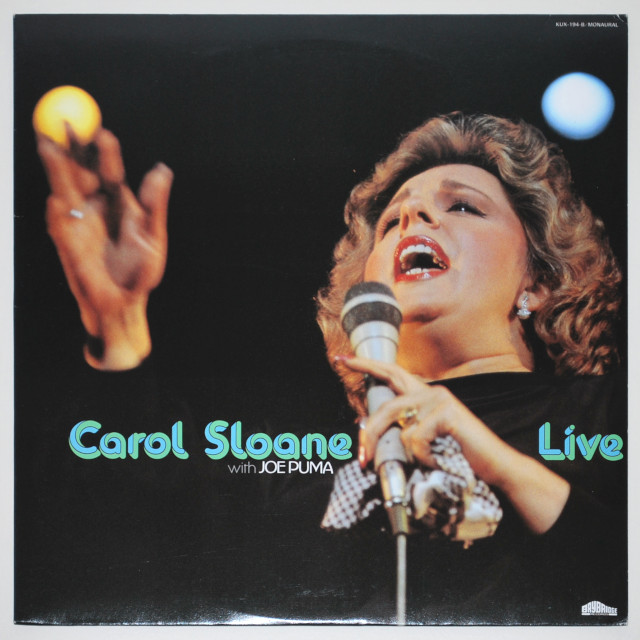 キャロル・スローン・ライブ・ウィズ・ジョー・ピューマ（中古LP／美盤