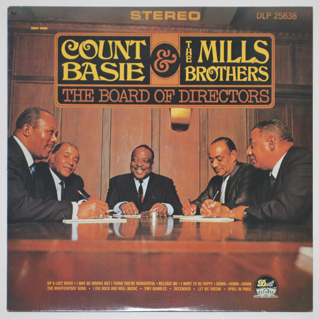 ザ・ボード・オブ・ディレクターズ／カウント・ベイシー＆ミルス・ブラザース（中古LP）