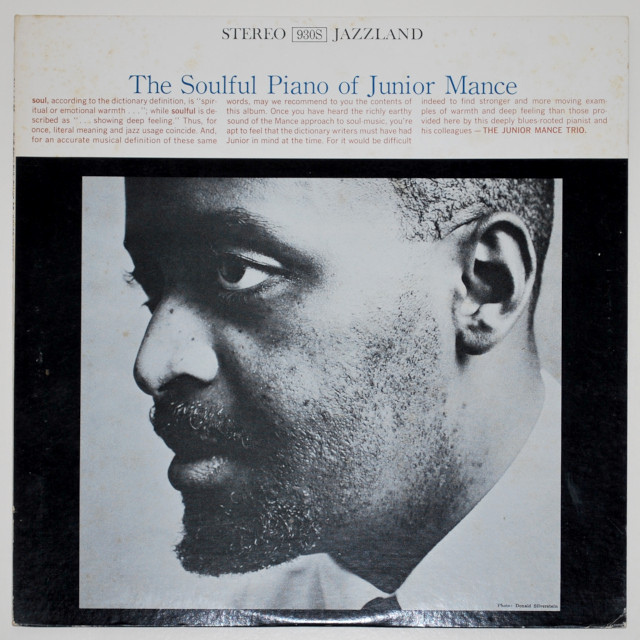 ザ・ソウルフル・ピアノ・オブ・ジュニア・マンス（中古LP）