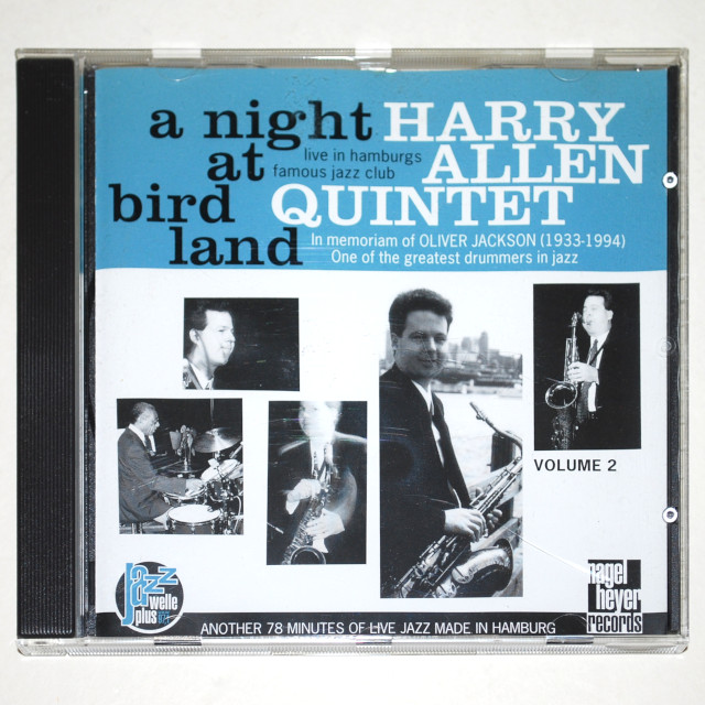 【中古CD／GER】ア・ナイト・アット・バードランド／ハリー・アレン・クインテット