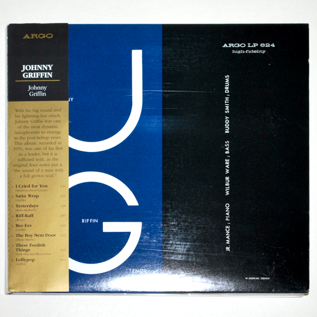 【中古CD／US】J.G.／ジョニー・グリフィン