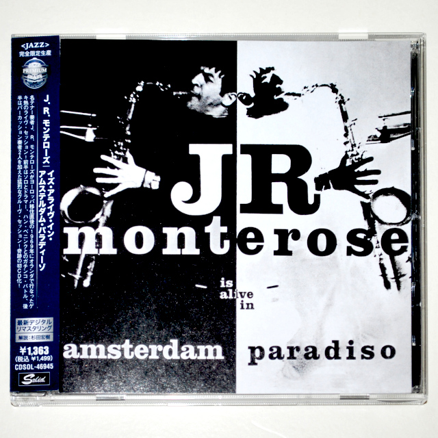【中古CD／JP】イズ・アライブ・イン・アムステルダム・パラディーソ／J.R.モンテローズ