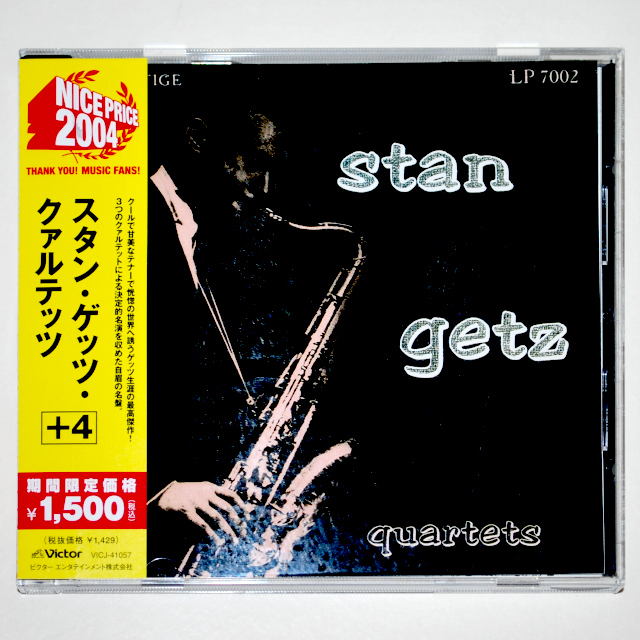 【中古CD／JP】スタン・ゲッツ・カルテット+4