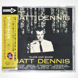【中古CD／JP】プレイズ・アンド・シングス／マット・デニス