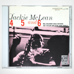 【中古CD／US】4,5,and 6／ジャッキー・マクリーン