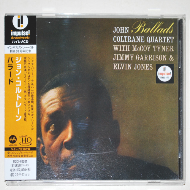 中古CD／JP】バラード／ジョン・コルトレーン（高音質ハイレゾ）