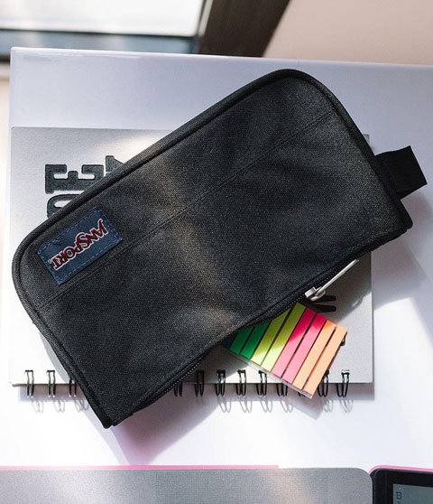 MEDIUM ACCESSORY POUCH （ミディアムアクセサリーポーチ) BLACK