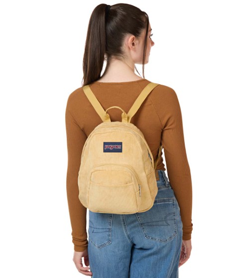 JANSPORTS 公式 ピプスエビニュー コードュロイ BASIC BROWN HALF PINT FX（ハーフパイントエフエックス）CURRY CORDUROY (黄