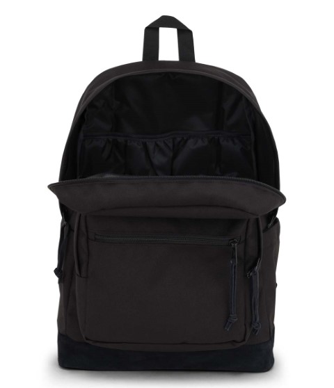 訳あり新品未使用『JANSPORT・ナイロンリュックサック』ブラック 巾着  