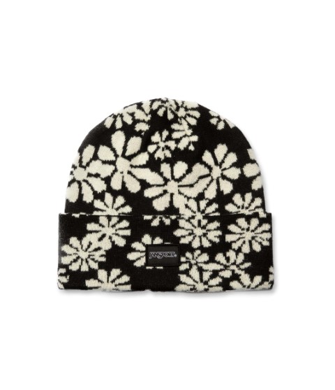 JANSPORT TALL BEANIE - SKIP DAISY BLACK