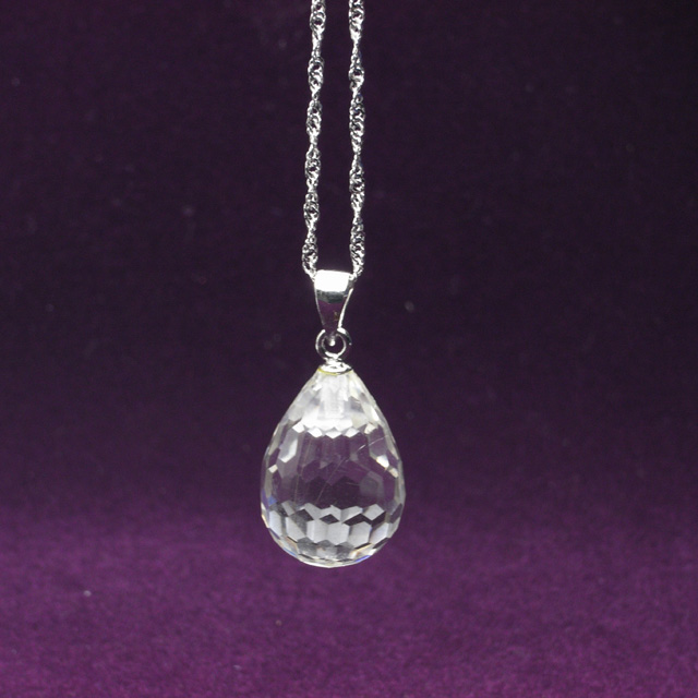 【改運】風水・ペンデュラム（水晶製）【メール便可】(f50088)