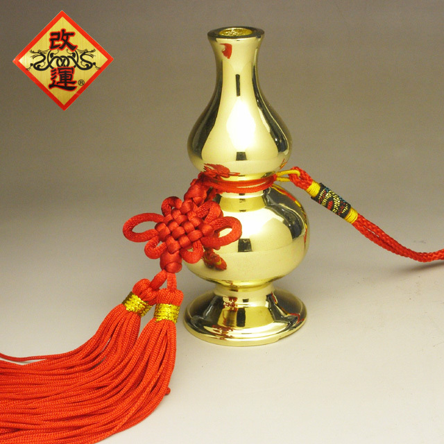 【改運】瓢箪の香炉（小）　銅製(f50070)