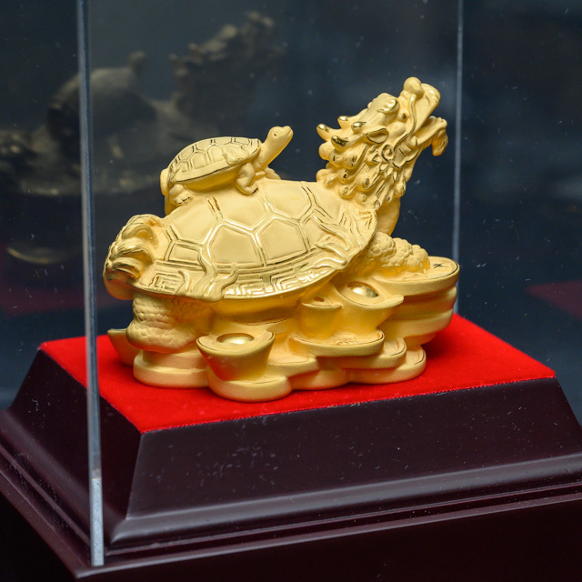 龍亀 楽天市場】ロングイの置物 招財銅製如意龍亀（ドラゴンタートル