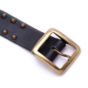 Brass 1 ブラスワン　真鍮製ベル　ボタン式ベルト　ダークブラン 商品検索 - 真鍮製ベル専門 ブラスワン