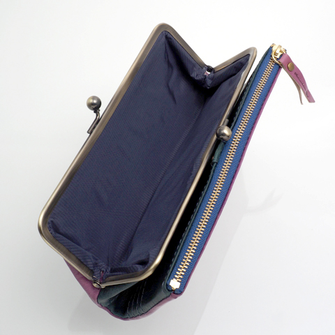 MARINEDESON LONG WALLET［マリンデソン がま口長財布］パープル