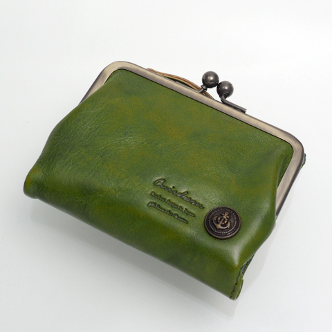 MARINEDESON HALF WALLET［マリンデソン がま口財布］グリーン