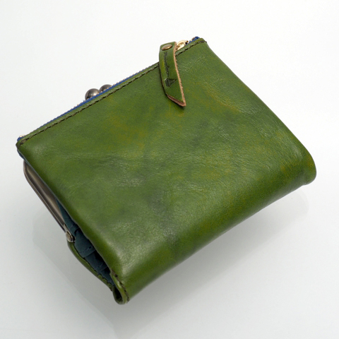 MARINEDESON HALF WALLET［マリンデソン がま口財布］グリーン