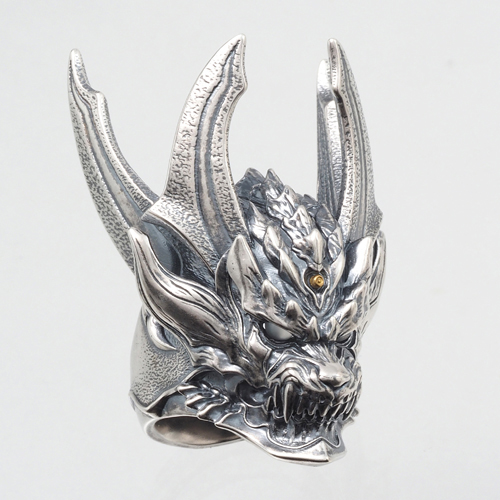 暗黒騎士KIBAリング Silver ver. M/19号