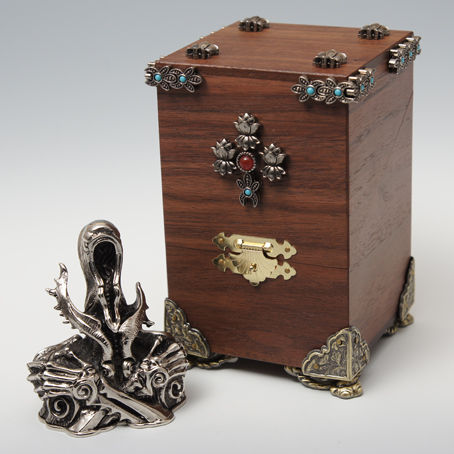 牙狼 むかえる MAKAISENKI レザーロングウォレット ザルバ 