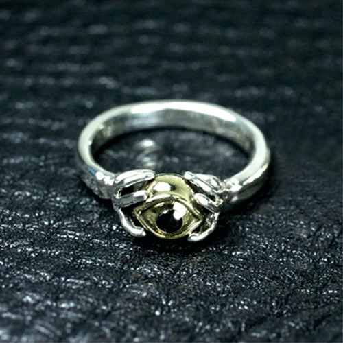 ナーガ アイ シルバー マーキュリー フォーチュン ヒーリング プラクルアン Third eye Ring / サードアイリング （ブラスアイ）
