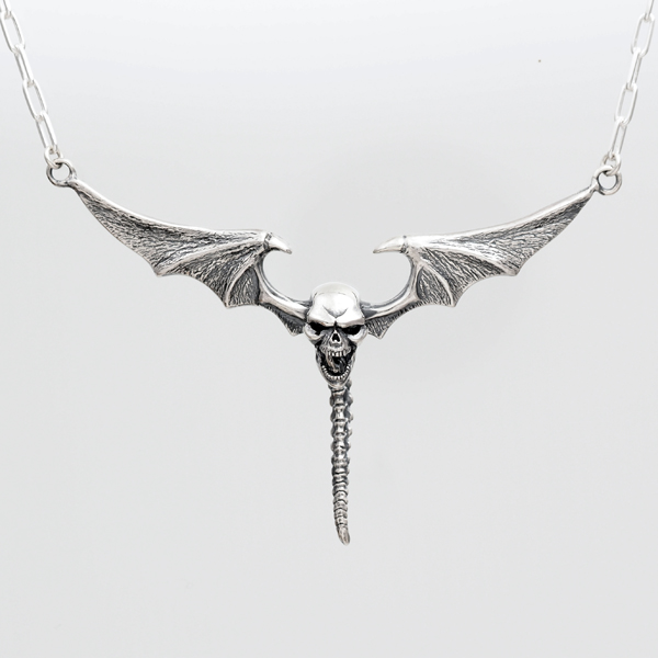 JAP工房Skull & Bat Wing Pendant 聖飢魔II Skull & Bat Wing Pendant