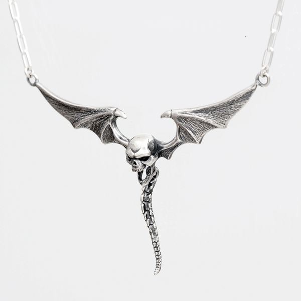 JAP工房Skull & Bat Wing Pendant 聖飢魔II Skull & Bat Wing Pendant